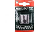 METABO Набор бит torx ТХ 15/20/25 torsion (3шт) - КОЛОРЛОН ВТД Новосибирск