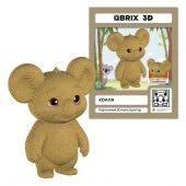 20120 QBRIX Картонный 3D конструктор Коала - КОЛОРЛОН ВТД Новосибирск