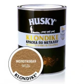 HUSKY-KLONDIKE Краска по металлу с молотковым эффектом медь (0,9л; 6шт) - КОЛОРЛОН ВТД Новосибирск