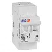 KEAZ 2P C 20А 4.5кА Автомат OptiDin BM63 326804 - КОЛОРЛОН ВТД Новосибирск
