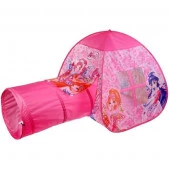 266596  Палатка детская игровая Winx с тоннелем, 87x95x95,46x100см, в сумке Играем вместе в кор.10шт - КОЛОРЛОН ВТД Новосибирск