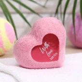 Шипучая соль для ванн "With  love"       130 г  (сердце) - КОЛОРЛОН ВТД Новосибирск