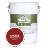 ЭКСПЕРТ Эмаль универсальная алкидная полуматовая Красная (5кг) - КОЛОРЛОН ВТД Новосибирск