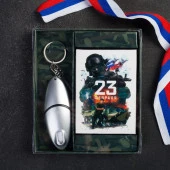 Подарочный набор «Стремись, лидируй, побеждай», карты игральные и брелок, 11,5 х 13,5 см   4624458 - КОЛОРЛОН ВТД Новосибирск