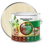 Масло для террас и деревянных полов Здоровый Дом слоновая кость 1,8л Л-С - КОЛОРЛОН ВТД Новосибирск