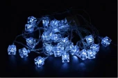 Гирлянда электрическая Льдинки l=6.5м 25LED белая арт.NLBL0123 Код257694 - КОЛОРЛОН ВТД Новосибирск
