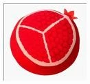 Игрушка-подушка антистресс Гранат В28, арт. 2789/КР/28 - КОЛОРЛОН ВТД Новосибирск