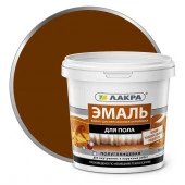 Эмаль акрил. д/пола Лакра Желто-кор. 0,9кг Л-С - КОЛОРЛОН ВТД Новосибирск