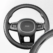 Оплетка SKYWAY Top-12 M Черная экокожа - КОЛОРЛОН ВТД Новосибирск