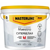 Краска Masterline Maestro Белый Потолок Люкс глуб/мат 4,5л - КОЛОРЛОН ВТД Новосибирск