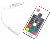 Контроллер RGB min с П/У белый, 12-24V, LD66 FERON - КОЛОРЛОН ВТД Новосибирск
