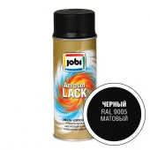 JOBI Эмаль аэрозольная матовая черная RAL 9005 (520мл / 270гр; 12шт) - КОЛОРЛОН ВТД Новосибирск