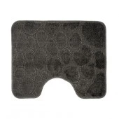 Коврик для ванной комнаты  черный, 50*60 см, STONE, BLACK FOR-PP-STN50-60BL - КОЛОРЛОН ВТД Новосибирск