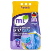 MEINE LIEBE ML 2.4 кг порошок для цветного и белого белья EXTRA CLEAN, универсальный концентрат, - КОЛОРЛОН ВТД Новосибирск