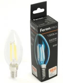 8W Лампа LED1320LM 8W 175-265V E14 6400K C35 прозрачная, LB-1208 - КОЛОРЛОН ВТД Новосибирск