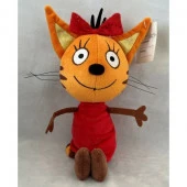 346560 Игрушка мягкая Три Кота Карамелька новая 16см, муз. чип, в пак. МУЛЬТИ-ПУЛЬТИ в кор.24шт - КОЛОРЛОН ВТД Новосибирск