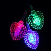 Гирлянда светодиодная для дома 5,5м,36 ламп LED,Сердце ,RG/RB,автореж, прозр.пров. 183-778 - КОЛОРЛОН ВТД Новосибирск