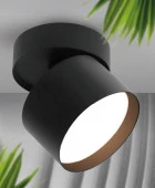 Накладной WOLTA WSL-GX53/02BL IP20 черный D82,5x80 - КОЛОРЛОН ВТД Новосибирск