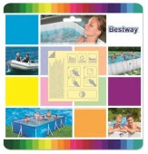 Ремкомплект:10 самоклеящихся заплаток из ПВХ, 6,5*6,5 см, Bestway (62091) 815-134 - КОЛОРЛОН ВТД Новосибирск