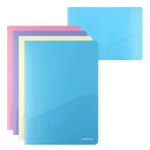 50170  УГОЛОК А4. ПЛАСТ. ERICH KRAUSE® DIAGONAL PASTEL, 0,18 ММ, НЕПРОЗРАЧНЫЙ /12/300/ - КОЛОРЛОН ВТД Новосибирск