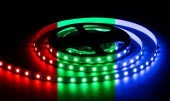 LSE-271 Лента 12В, 14,4Вт/м, smd5050, 60д/м, IP20,  10мм, 5м, RGB. - КОЛОРЛОН ВТД Новосибирск