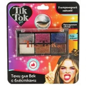 Тени для век с блестками TIK TOK GIRL  ES61563TTG - КОЛОРЛОН ВТД Новосибирск