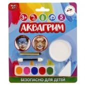 253174  Аквагрим MultiArt 6 красок, спонж, аппликатор, карандаш на блистере (русс. уп.) в кор.6*24шт - КОЛОРЛОН ВТД Новосибирск