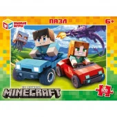 398479 По мотивам Minecraft. Пазлы в коробке 120 деталей. 180х130х25 мм. Умные игры - КОЛОРЛОН ВТД Новосибирск