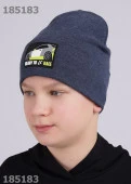CLEVER 546620р Шапка детская, 52-54, Меланж т.синий - КОЛОРЛОН ВТД Новосибирск