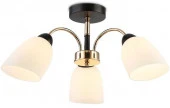 *Люстра TR303022/3 BK/GD/FR черный/золото/белый матовый E27/3 max 60W D580х250 - КОЛОРЛОН ВТД Новосибирск