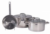 SCF001  Набор кухонной посуды FIAMMA 3пр (ковш 1.4л+кастрюли 2.9л+5.1л) - КОЛОРЛОН ВТД Новосибирск
