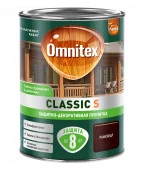 Защитно-декоративная пропитка Omnitex Classic S Палисандр 0,9л - КОЛОРЛОН ВТД Новосибирск