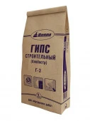 Гипс строительный Г-5 (Алебастр) 2кг/Пакет - КОЛОРЛОН ВТД Новосибирск