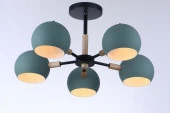 LV 9282/5 Фарго черный/светлое дерево E14 620х620х300 - КОЛОРЛОН ВТД Новосибирск