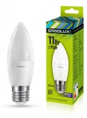 11W Ergolux LED-C35-11W-E27-6K Свеча 11Вт E27 6500K 172-265В 13623 - КОЛОРЛОН ВТД Новосибирск