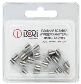 Dori Плавкая вставка Н520Б 6А 250В, (упак. 10шт) 41016 - КОЛОРЛОН ВТД Новосибирск