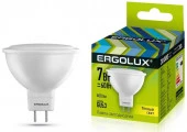 7W Ergolux LED-JCDR-7W-GU5.3-3K 12158 - КОЛОРЛОН ВТД Новосибирск