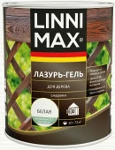 Лессирующий антисептик LINNIMAX Лазурь-гель для дерева Белый 2,5 л - КОЛОРЛОН ВТД Новосибирск
