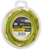 Трубка ТУТ нг-LS 6/3 жел-зел. (2м) IEK - КОЛОРЛОН ВТД Новосибирск