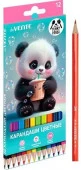 Карандаши 12цв. deVENTE "Yummy Panda" 5022536 шестигр.,2М,диаметр гриф.2,8мм,к/к - КОЛОРЛОН ВТД Новосибирск