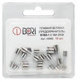 Dori Плавкая вставка ВПБ6-1 0,16А 250В (10шт) 40965 - КОЛОРЛОН ВТД Новосибирск