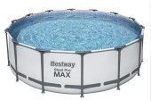 Бассейн Bestway каркасный Steel Pro Max 427х122см, ф-насос, лестница, чехол, совместим с картртиджем - КОЛОРЛОН ВТД Новосибирск