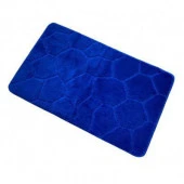 Коврик для ванной комнаты ZALEL  60*100 1-пр D.BLUE - КОЛОРЛОН ВТД Новосибирск