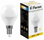 7W 230V E14 2700K G45, LB-95 Feron - КОЛОРЛОН ВТД Новосибирск