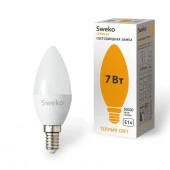 42LED-C35-7W-230-3000K-E14 Лампа - КОЛОРЛОН ВТД Новосибирск