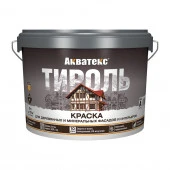 Акватекс Тироль (краска для деревянных и минеральных фасадов) 9 л База А - КОЛОРЛОН ВТД Новосибирск