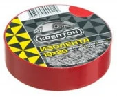 Изолента ПВХ 19мм/20м/0,13мм красная КРЕПТОН - КОЛОРЛОН ВТД Новосибирск