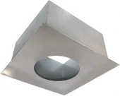 Узел потолочно-переходной D200 оц+оц  (595*595*0,5), квадратный - КОЛОРЛОН ВТД Новосибирск