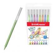 56085  ФЛОМАСТЕРЫ НАБ. 08 ЦВ. ERICH KRAUSE® EASY WASHABLE PASTEL, АССОРТИ /12/240/ - КОЛОРЛОН ВТД Новосибирск