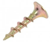 Саморез ШСГД 3,8х19 (200 шт) желт. цинк - коробка с ок. - КОЛОРЛОН ВТД Новосибирск